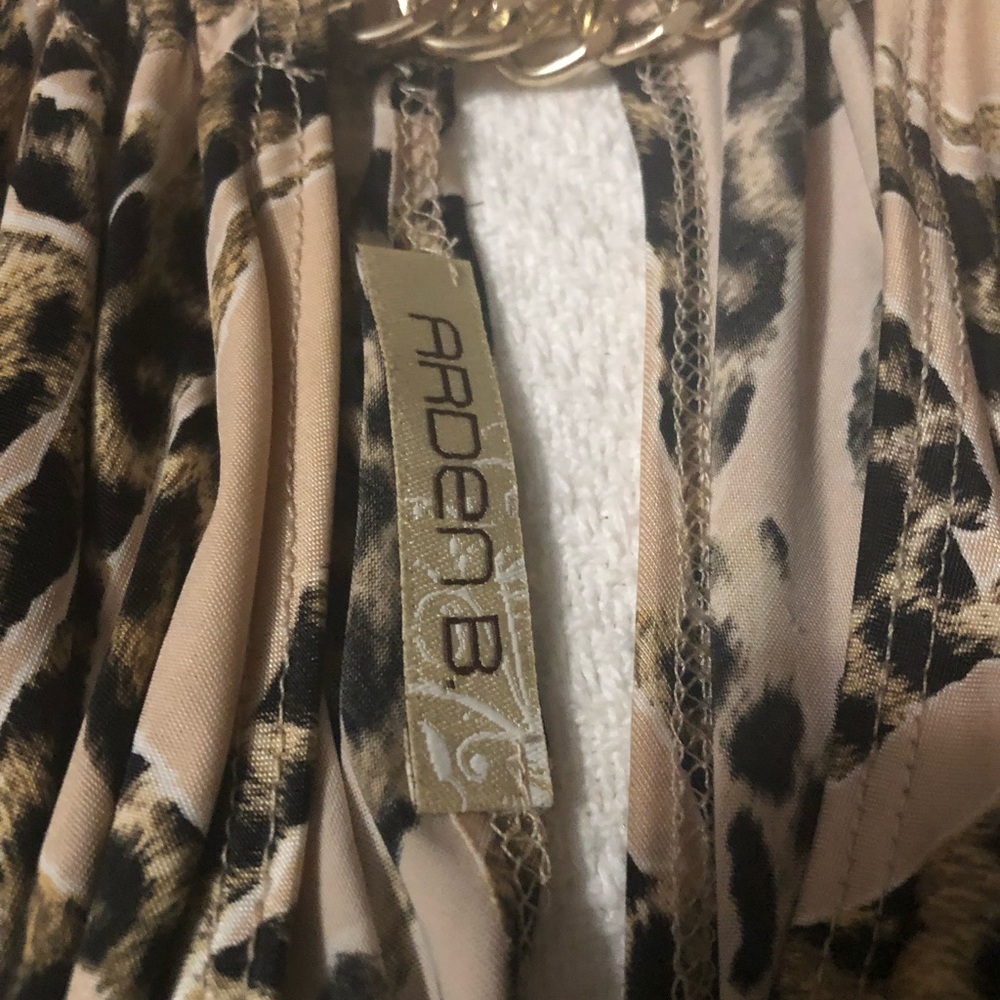Arden B Leopard Print MiniDress